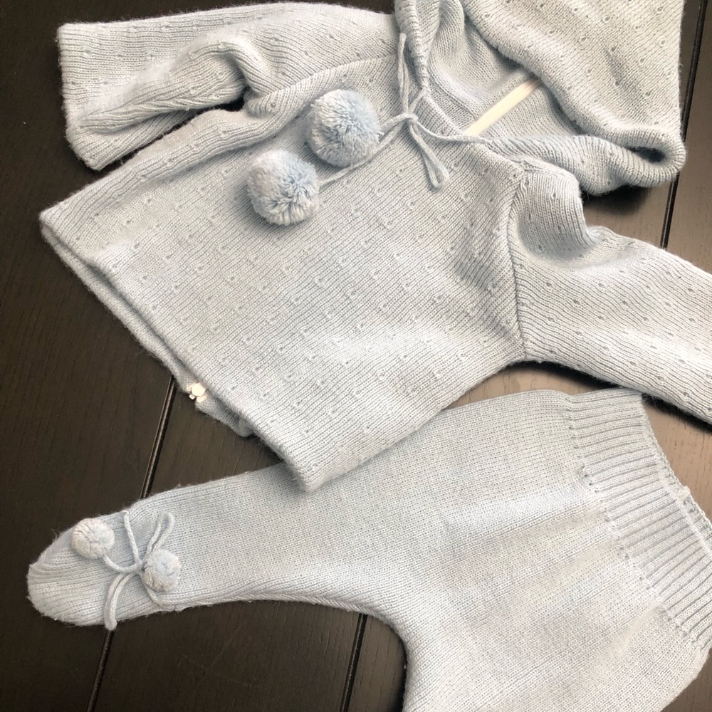Knitted baby mebi Set